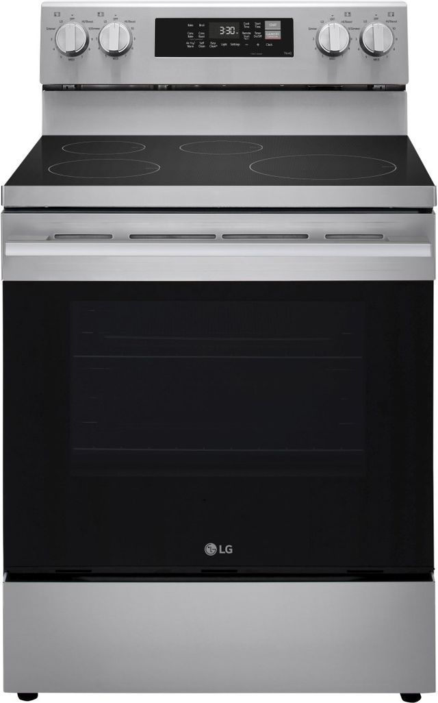 LG 30" Stainless Steel Smart Freestanding Induction Range with ProBake Convection® and Air Fry-0