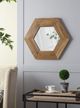 A & B Home Cameron Brown Wall Mirror-5