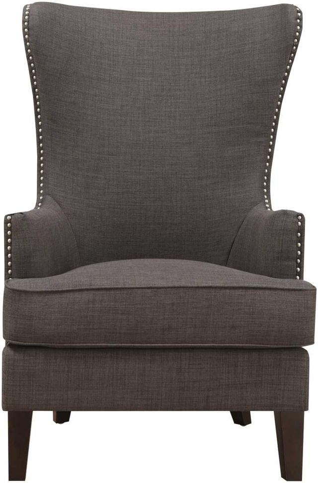 Elements International Kori Espresso/Heirloom Charcoal Accent Chair-1