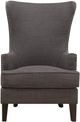 Elements International Kori Espresso/Heirloom Charcoal Accent Chair-1