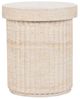 Classic Home Selah Beige Concrete/Fiber Glass Outdoor Stool-0