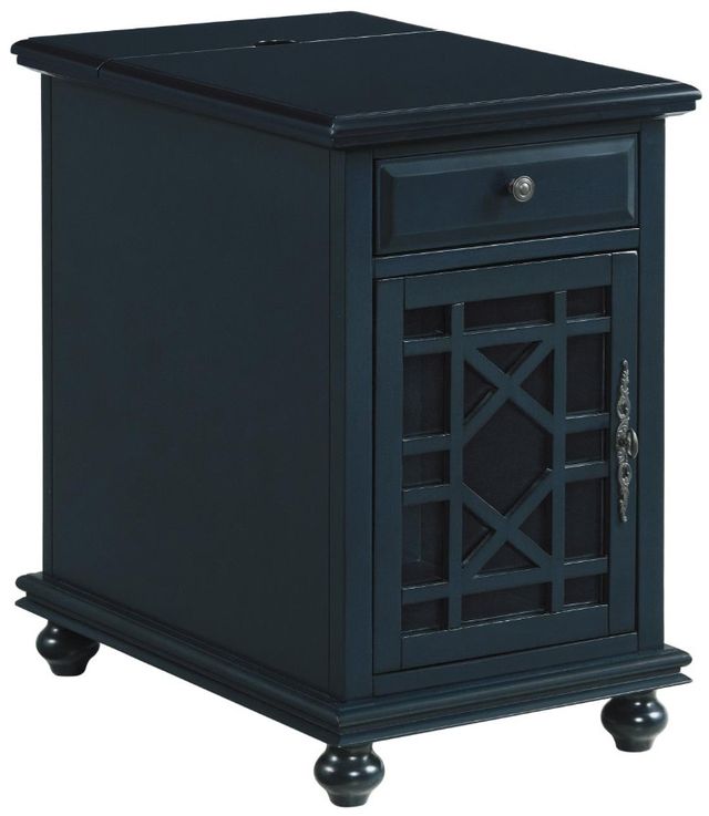 Martin Svensson Elegant Catalina Blue Chairside Table-0