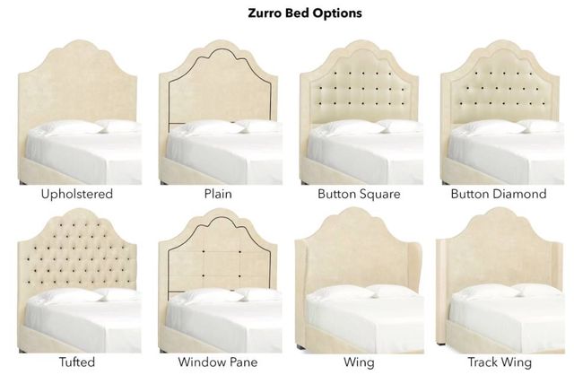 Parker Southern Customizable Dream Creations Zurro Upholstered Headboard-2