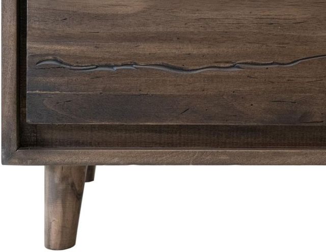 International Furniture Direct Savia Brown 2-Drawer Bookcase-3