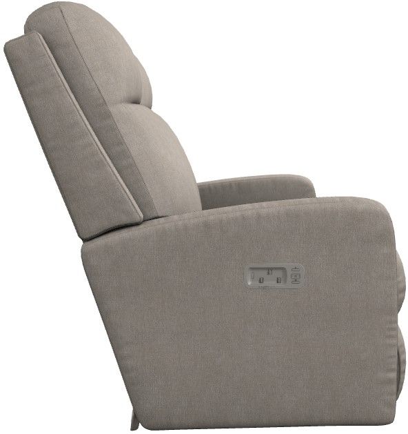 La-Z-Boy® Finley Ivory Power Wall Reclining Loveseat with Headrest-2