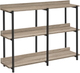 Monarch Specialties Inc. 48"L Dark Taupe Console Table with Black Metal Frame -0