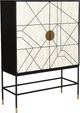 Moe's Home Collection Shaws Black/Cream Cabinet-0