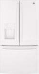 GE® 36" 25.6 Cu. Ft. High-Gloss White Freestanding French Door Refrigerator-0