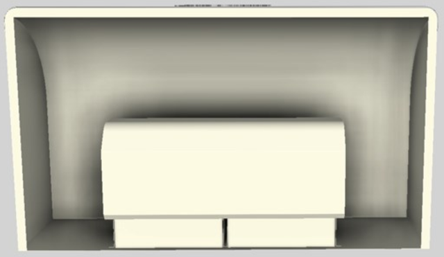 Vent-A-Hood® 36" Biscuit Retro Style Under Cabinet Range Hood-3
