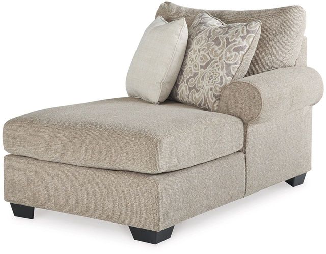 Benchcraft® Baranello 3-Piece Stone Right-Arm Facing Sofa Sectional and Chaise-3