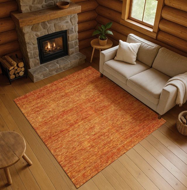 Dalyn™ Rug Company Soft Essentials SE1 Orange 5'x8' Area Rug-1