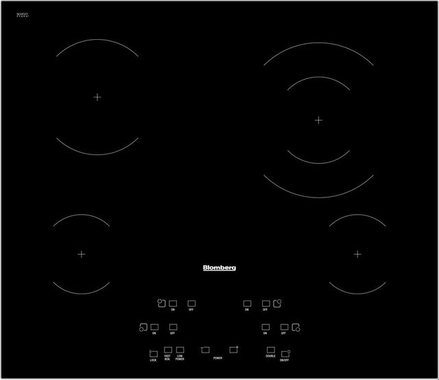 Blomberg® 24" Black Electric Cooktop-0