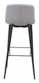 Zuo® Tangiers White Set of 2 Bar Chairs-3