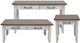 Steve Silver Co. Bear Creek Honey Smoke End Table with White Base-3