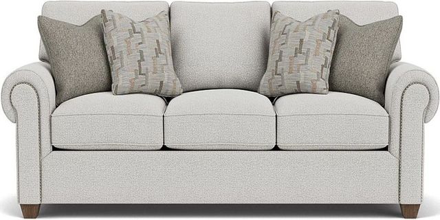 Flexsteel® Carson Silver Glacier Sofa-1