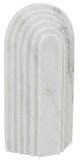 A & B Home White 5" Decorative Marble Roman Sculpture-0