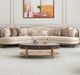 Michael Amini® Camellia Field 3-Piece Warm Pecan Sofa-1