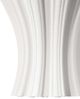 Currey & Company White Godet Vase-4
