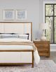 LM Co Home By Vaughan-Bassett Crafted Cherry by Ben & Erin Napier Medium Cherry Queen Upholstered Panel Bed-3