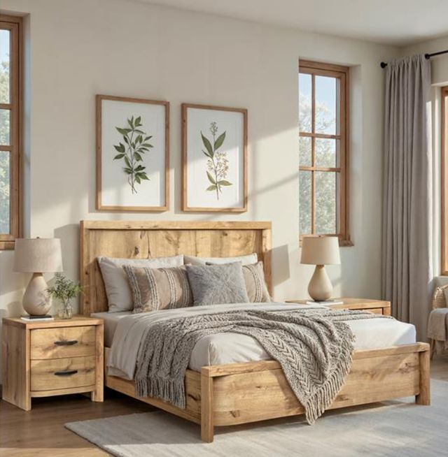 Magnussen Home® Laramie Honey Wheat Drawer Nightstand-1