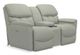 La-Z-Boy® Kipling Tranquil Power Reclining Loveseat with Headrest and Console-1