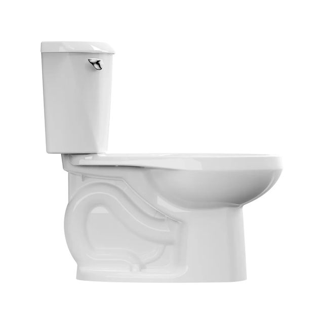 American Standard Colony® White 3 Two-Piece Standard Height Elongated Toilet Less Seat 1.28 gpf/4.8 Lpf-2