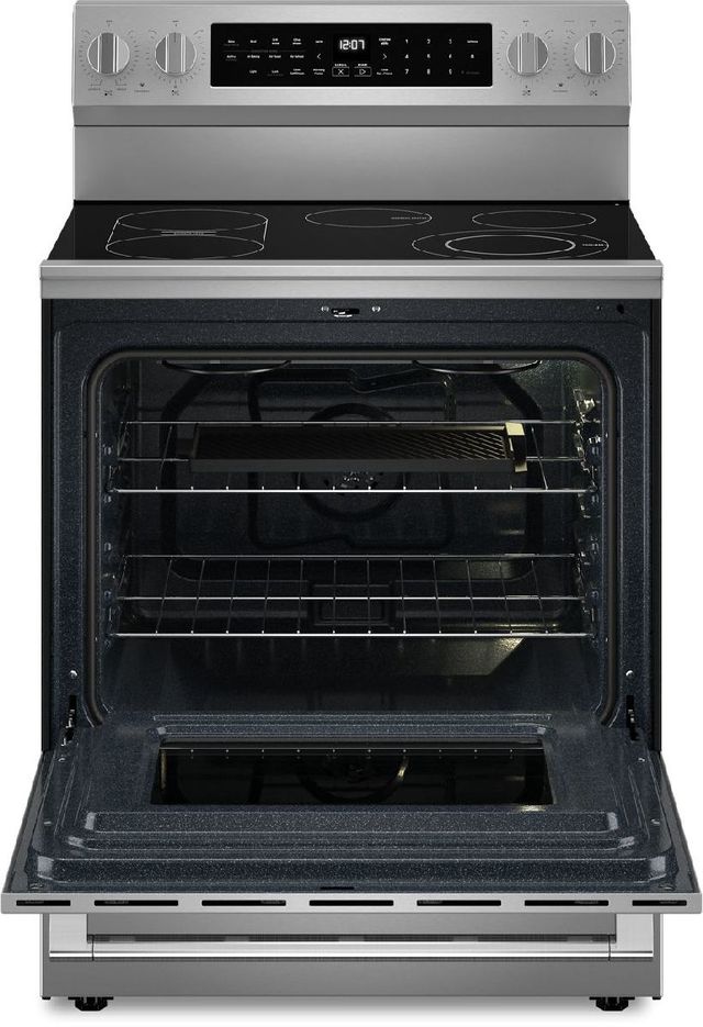Maytag® 30" Fingerprint Resistant Stainless Steel Freestanding Electric Range with Grill Mode-1