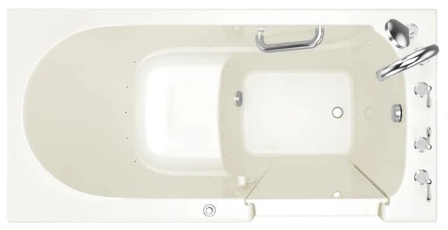 American Standard Gelcoat Linen 30” x 60” x 37" Walk-In Bathtub with Air Spa System - Right Hand Door and Drain-1