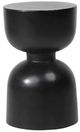 Dovetail Furniture Rian Black Concrete Outdoor Side Table-0