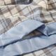 Olliix by True North by Sleep Philosophy Micro Fleece Blue Plaid Twin Blanket-1
