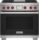Wolf® 36" Black Pro Style Dual Fuel Range-0