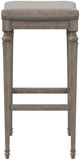 HH2 Home Vetrina Gray Counter Stool-3