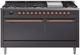 Ilve® Nostalgie II Series 60" Graphite Matte Pro Style Dual Fuel Range-0