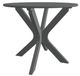 Telescope Casual 5W8T Graphite Polymers 23" Outdoor MGP Slat Round End Table-2
