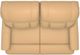 La-Z-Boy® Pinnacle PowerReclineXRW™ Sand Full Wall Reclining Loveseat-2