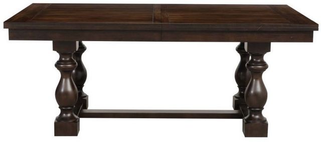 Mazin Furniture Yates Burnished Dark Oak Dining Table-1