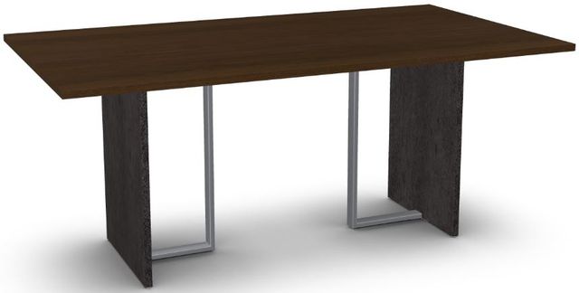 Amisco Customizable Zoel Walnut Veneer Rectangular Table-0