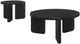 Coaster® Cordova 2-Piece Black Occasional Table Set-0