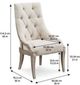 A.R.T. Furniture® Arch Salvage Beige/Parch Reeves Host Chair-2