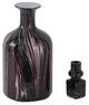 A & B Home Black/Gold/White 17" Vase-1