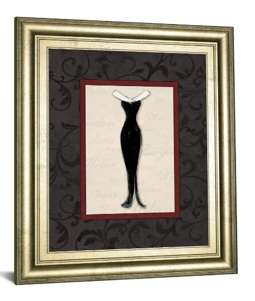 Classy Art Fashion Dress I by Susan Osbourne Wall Art-1