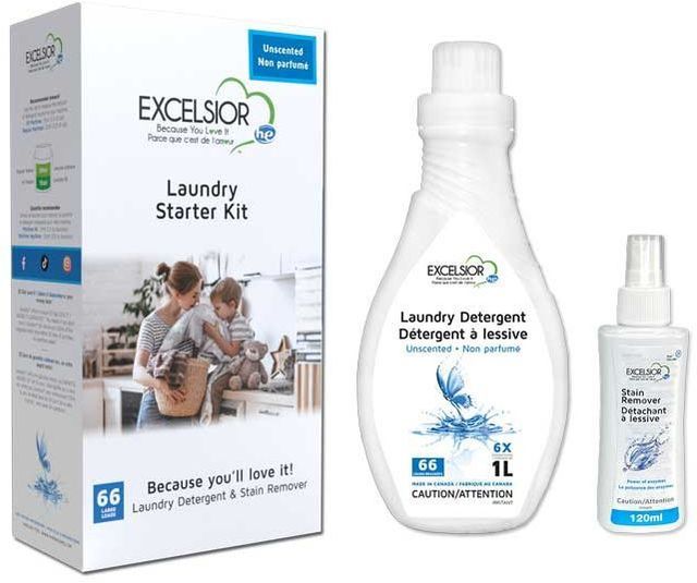Excelsior® 1L Fragrance Free Laundry Detergent with Stain Remover-0