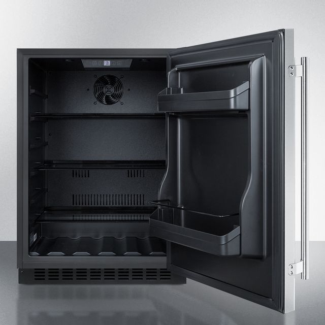 Summit® 4.8 Cu. Ft. Stainless Steel Under the Counter Refrigerator-1