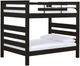 Crate Designs™ Furniture TimberFrame Espresso Full XL/Full XL Bunk Bed-0