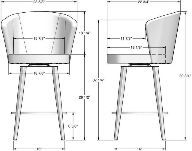 Amisco Customizable Benson Swivel Counter Stool-2