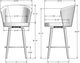 Amisco Customizable Benson Swivel Counter Stool-2