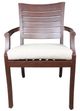 CabanaCoast® Customizable Mission Cast Aluminum Outdoor Arm Chair-1