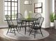 Elements International Keenan Black Dining Side Chair-3