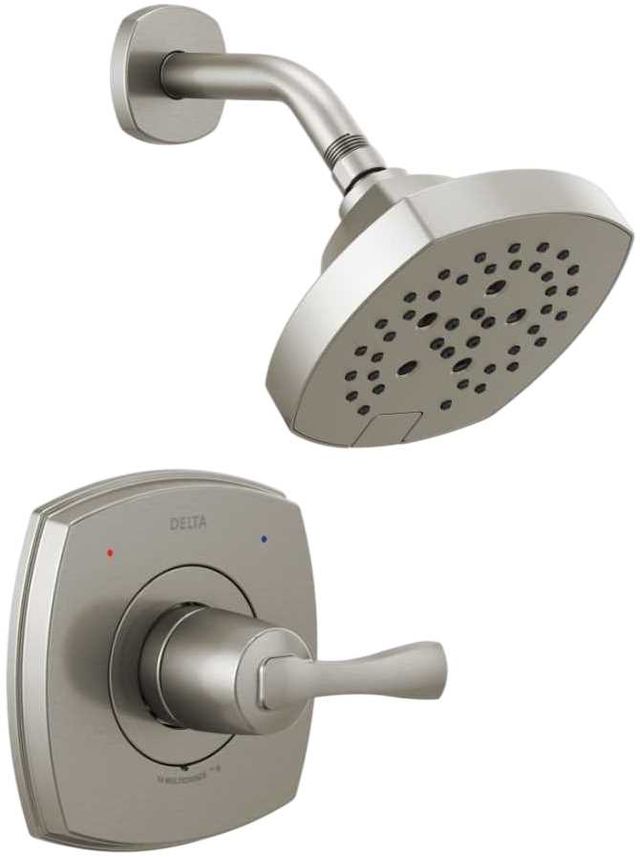 Delta Stryke® 14 Series Lumicoat® Stainless 7" Shower Only-0