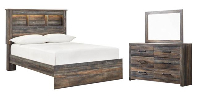 Signature Design by Ashley® Drystan 3-Piece Multi Full Bookcase Bed Set-0